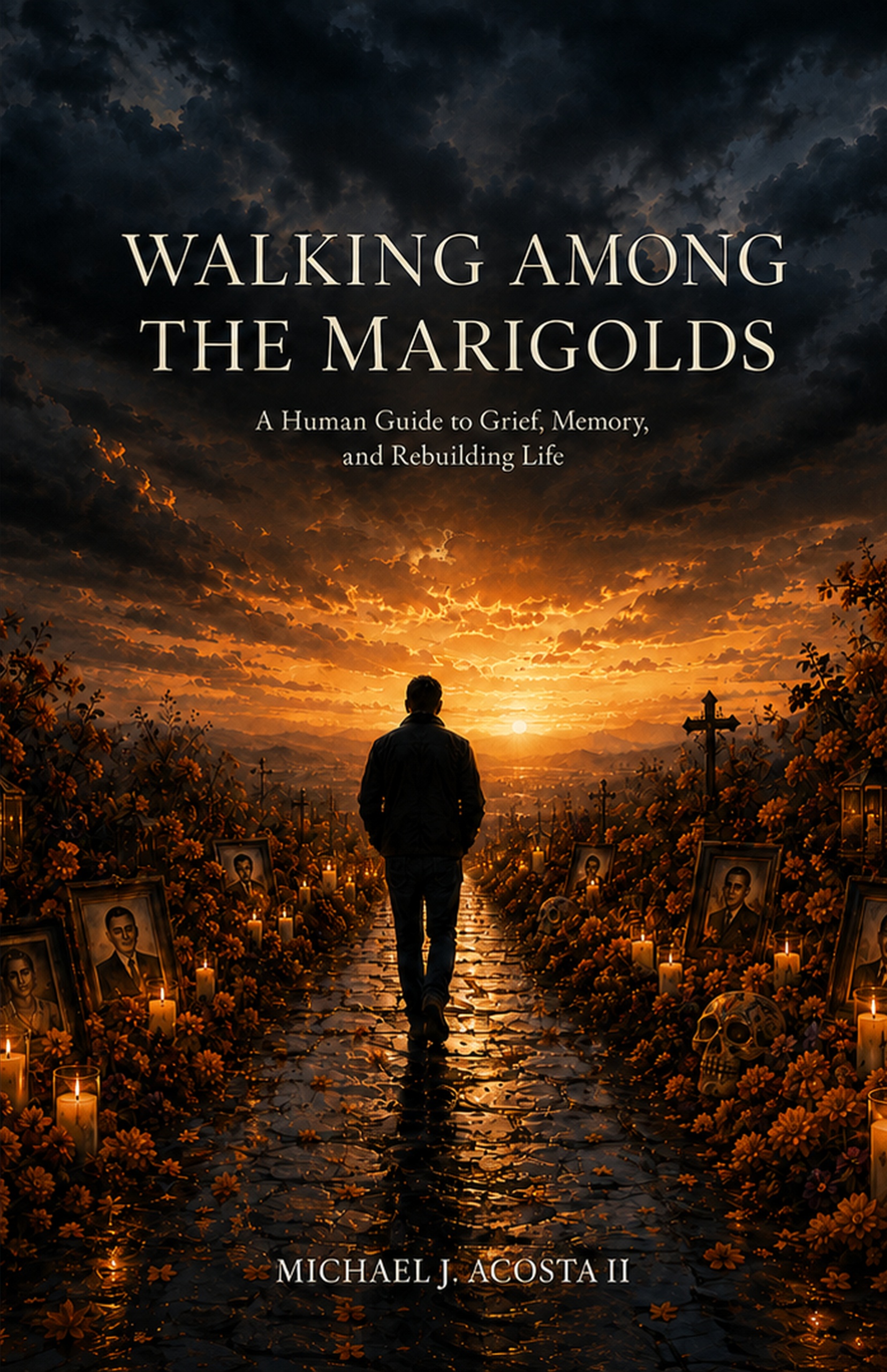 Cover of Walking Among the Marigolds by Michael J. Acosta II